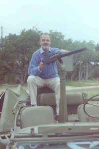 Gary Raymond or "Sgt Jack Moffitt" of The Rat Patrol at the 2001 Long Range Desert Convention