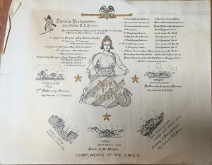 Contemporary poster celebrating the Third Division actions in World War I